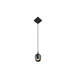 Lucide PRESTON Hanglamp Badk.-Zwart-Ø10-1xGU10-50W-IP44