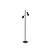 Lucide CLUBS Vloerlamp-Zwart-2xGU10-40W-Alumin.