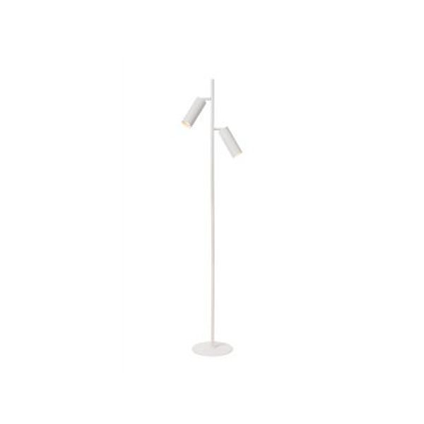 Lucide CLUBS Vloerlamp-Wit-2xGU10-40W-Alumin.