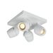 Lucide PRESTON Plafondspot Badk.-Wit-4xGU10-50W-IP44