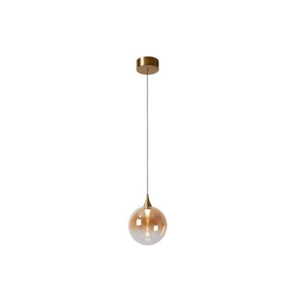 Lucide GISELA Hanglamp-Amber-Ø16-LED-3,6W-2700K-Glas