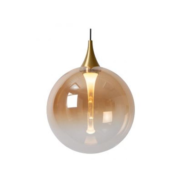 Lucide GISELA Hanglamp-Amber-Ø16-LED-3,6W-2700K-Glas