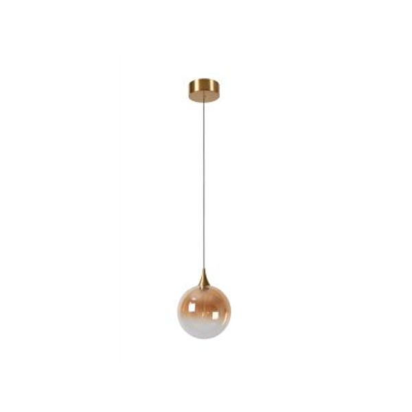 Lucide GISELA Hanglamp-Amber-Ø16-LED-3,6W-2700K-Glas