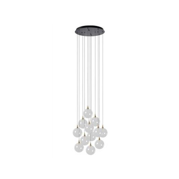 Lucide GISELA Hanglamp-Transp.-Ø61-LED Dimb.-3,6W-2700K