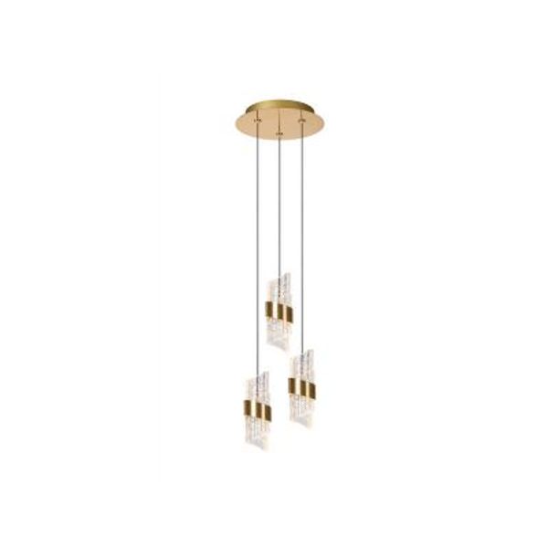 Lucide KLIGANDE Hanglamp-Mat Go.-Ø25-LED Dimb.-8W-2700K