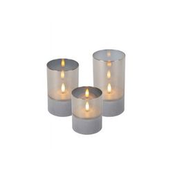 Lucide VELAS Tafellamp-Fumé-LED-Glas