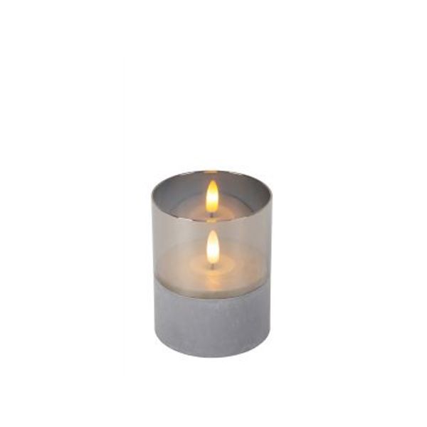 Lucide VELAS Tafellamp-Fumé-LED-Glas