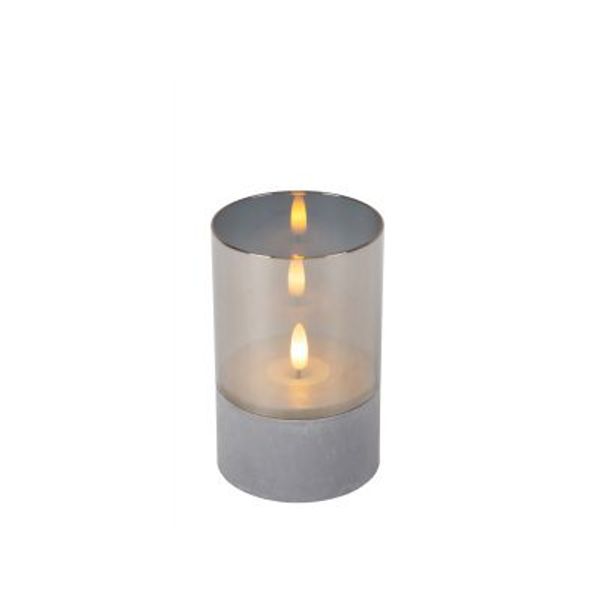 Lucide VELAS Tafellamp-Fumé-LED-Glas