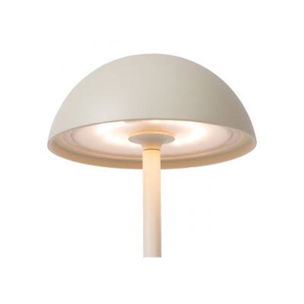 Lucide JOY Tafellamp Buiten-Wit-Ø12-LED Dimb.-1,5W-3000K