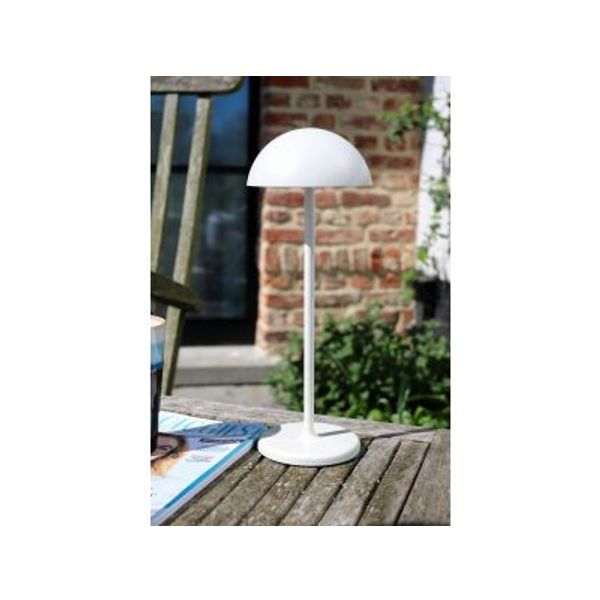 Lucide JOY Tafellamp Buiten-Wit-Ø12-LED Dimb.-1,5W-3000K