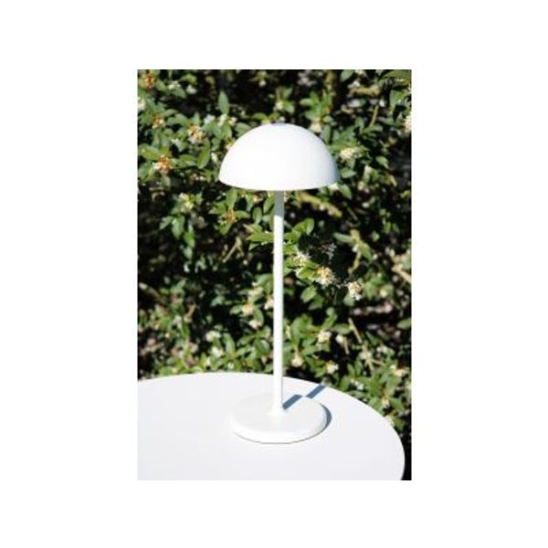 Lucide JOY Tafellamp Buiten-Wit-Ø12-LED Dimb.-1,5W-3000K