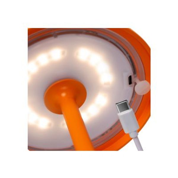 Lucide JOY Tafellamp Buiten-Oranje-Ø12-LED Dimb.-1,5W