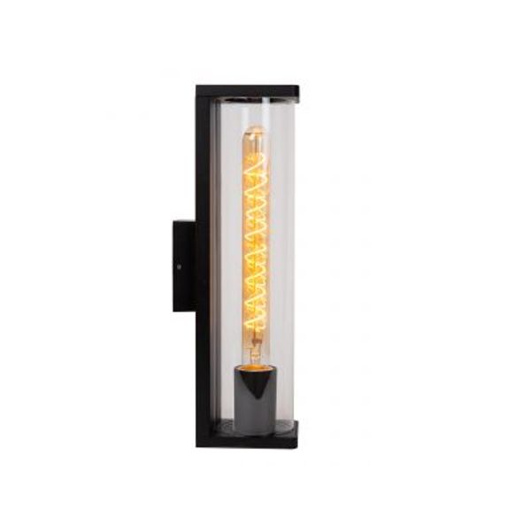 Lucide SLIGO Wandlamp Buiten-Zwart-1xE27-15W-IP54-PVC