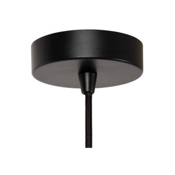 Lucide DANZA Hanglamp-Zwart-Ø25-1xE27-40W-Metaal