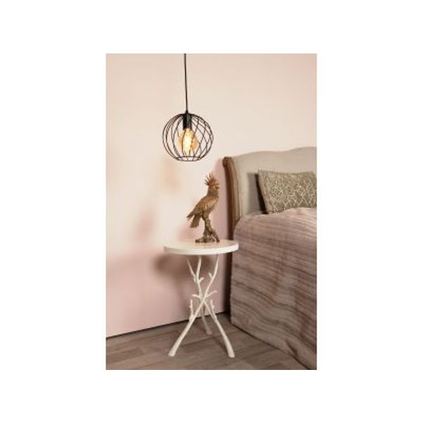 Lucide DANZA Hanglamp-Zwart-Ø25-1xE27-40W-Metaal