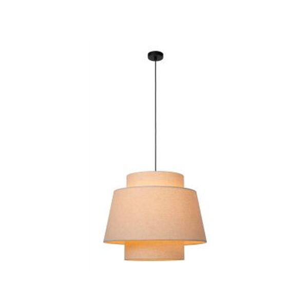 Lucide TRIBUTE Hanglamp-Beige-Ø60-1xE27-40W-Stof