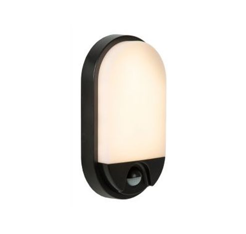 HUPS IR Wandlamp Buiten-Zwart-LED-10W-3000K-IP54  Lucide