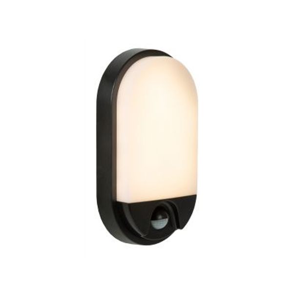 Lucide HUPS IR Wandlamp Buiten-Zwart-LED-10W-3000K-IP54