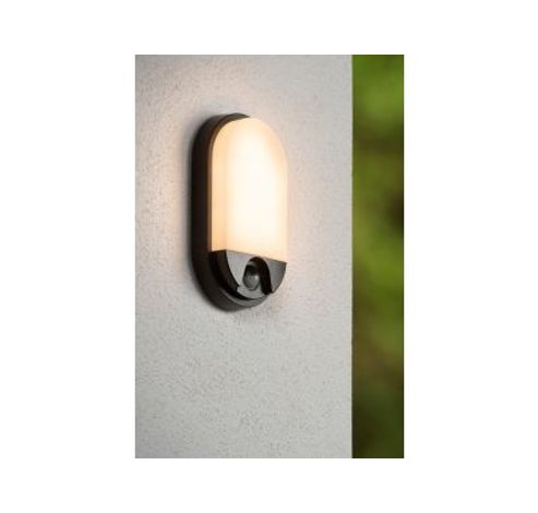 HUPS IR Wandlamp Buiten-Zwart-LED-10W-3000K-IP54  Lucide