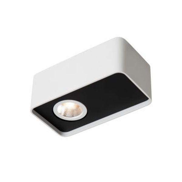 Lucide ANGULAR Plafondspot-Wit-LED Dimb.-6W-2700K-Alumin.