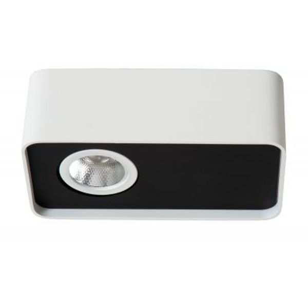 Lucide ANGULAR Plafondspot-Wit-LED Dimb.-6W-2700K-Alumin.