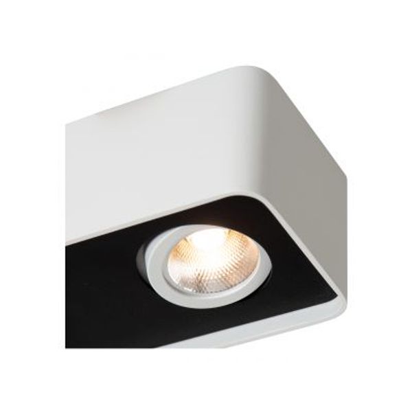 Lucide ANGULAR Plafondspot-Wit-LED Dimb.-6W-2700K-Alumin.