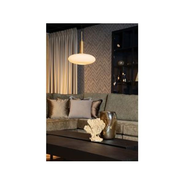 Lucide SINGALA Hanglamp-Mat Go.-Ø30-1xE27-60W-Glas