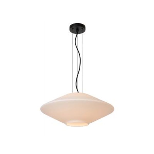 Lucide TREVOR Hanglamp-Opaal-Ø50-1xE27-60W-Glas