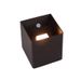 Lucide VERTIGO Wandlamp-Zwart-LED Dimb.-6W-2700K-5V-IP54