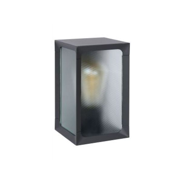 Lucide CAGE Wandlamp Buiten-Antrac.-LED-1xE27-18W-IP44