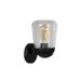 Lucide TULSA Wandlamp Buiten-Zwart-1xE27-40W-IP44-Glas