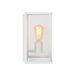 Lucide CLAIRE Wandlamp Buiten-Wit-1xE27-15W-IP54-Glas