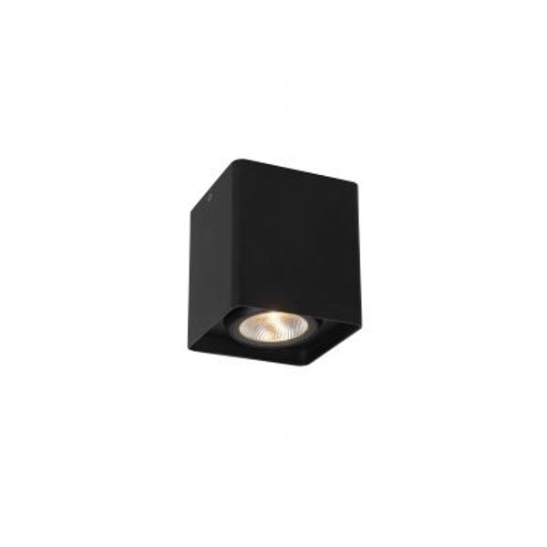 Lucide LEEDS Plafonnière Buiten-Zwart-LED-9W-2700K-IP54