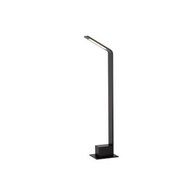 Lucide LAWFORD Sokkellamp Buiten-Zwart-LED-6W-3000K-IP54