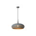 Lucide RAYCO Hanglamp-Grijs-Ø45-1xE27-40W-Staal