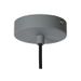 Lucide RAYCO Hanglamp-Grijs-Ø45-1xE27-40W-Staal