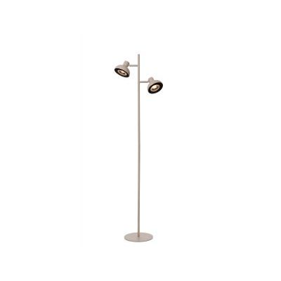 SENSAS Vloerlamp-Beige-2xGU10 (ES111)-12W-Staal  Lucide