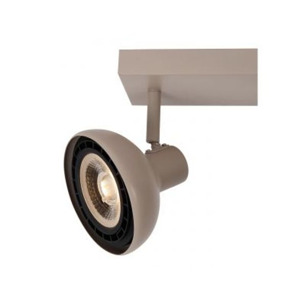 Lucide SENSAS Plafondspot-Beige-2xGU10 (ES111)-12W-Staal