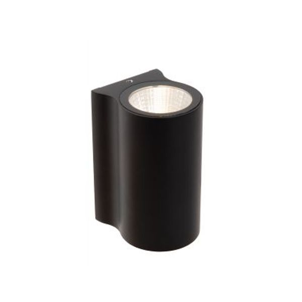 Lucide AKRA Wandlamp Buiten-Zwart-LED-6W-3000K-IP54