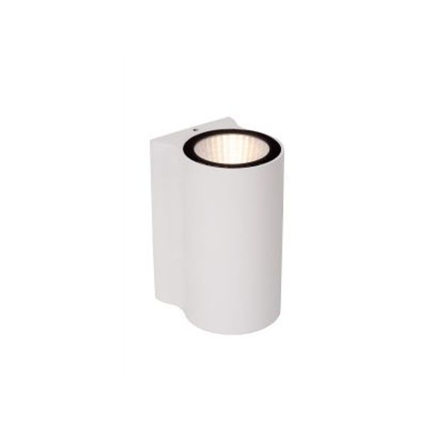 Lucide AKRA Wandlamp Buiten-Wit-LED-6W-3000K-IP54-Alumin.