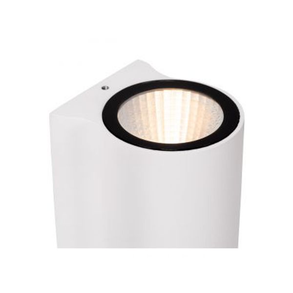 Lucide AKRA Wandlamp Buiten-Wit-LED-6W-3000K-IP54-Alumin.