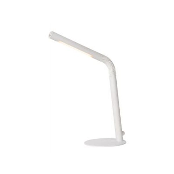 Lucide GILLY Bureaulamp-Wit-LED Dimb.-3W-2700K-Metaal