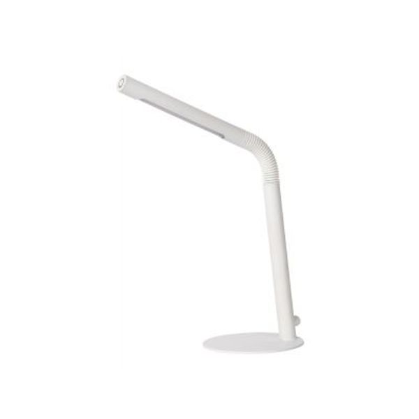 Lucide GILLY Bureaulamp-Wit-LED Dimb.-3W-2700K-Metaal