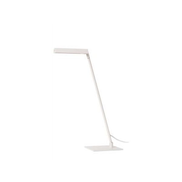 Lucide LAVALE Tafellamp-Wit-LED Dimb.-3W-2700K-Metaal