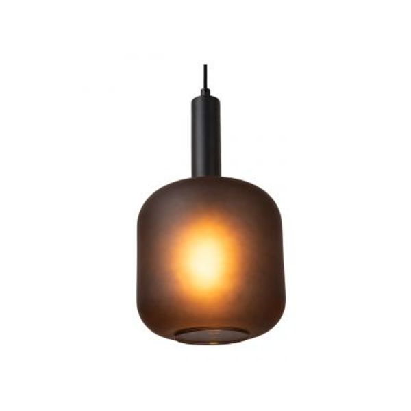 Lucide ELOISE Hanglamp-Zwart-7xE27-40W-Glas