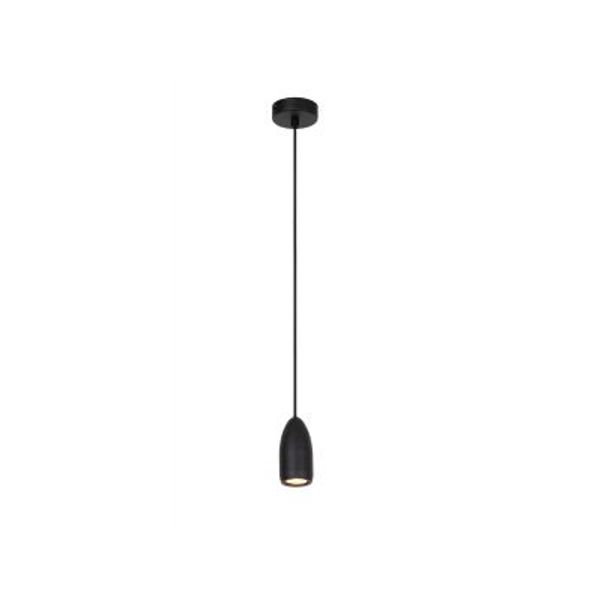 Lucide EVORA Hanglamp-Zwart-Ø10-1xGU10-35W-Metaal