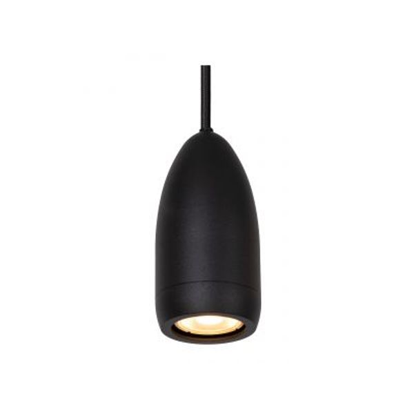 Lucide EVORA Hanglamp-Zwart-Ø10-1xGU10-35W-Metaal