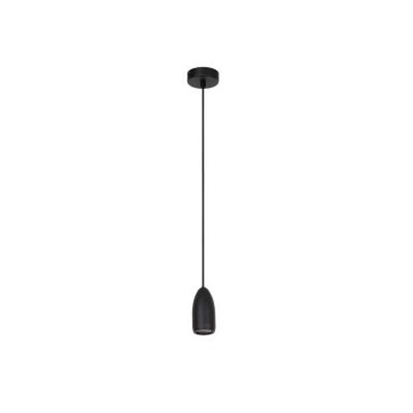 Lucide EVORA Hanglamp-Zwart-Ø10-1xGU10-35W-Metaal