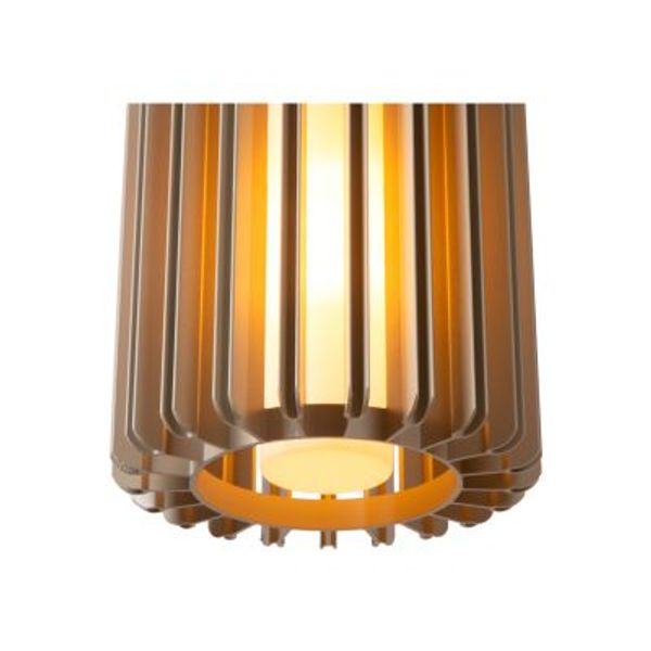 Lucide LAMBRES Hanglamp-Taupe-3xE27-40W-Alumin.