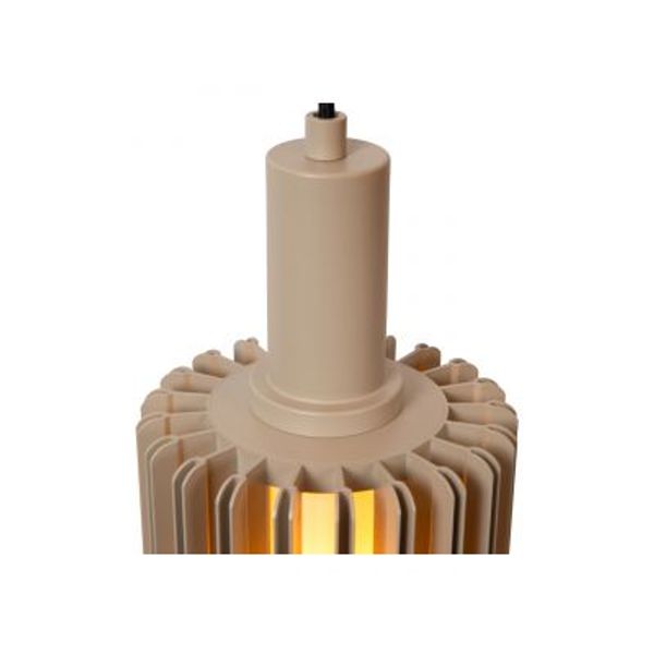 Lucide LAMBRES Hanglamp-Taupe-3xE27-40W-Alumin.